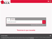 Tablet Screenshot of inmobiliariarcr.com